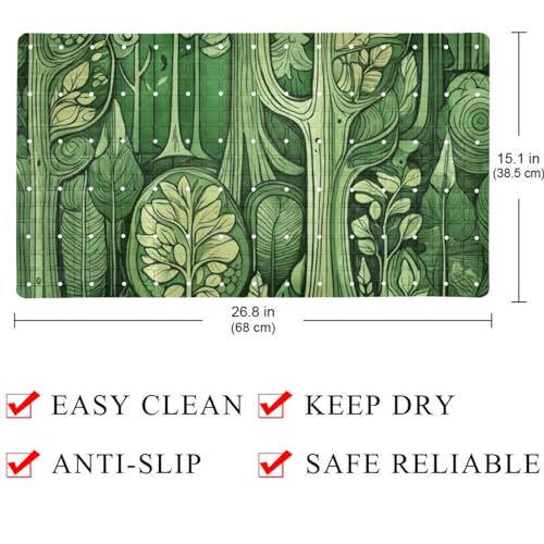 Tapis de bain antidérapant séchage rapide extra long pour douche familiale sécurisée