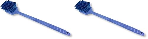 Vista 40 de SPARTA 40501EC14 Cepillo de plástico grande para fregar, cepillo de cocina, cepillo utilitario con mango largo para limpieza, 20 pulgadas, azul