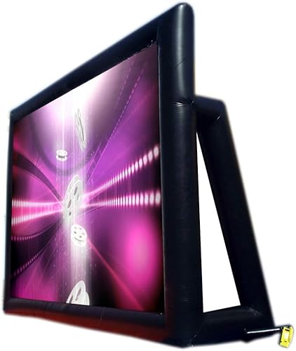 Pantalla de proyector, lanzamiento 6x4M 4.4x2.5M 16 9 200 pulgadas pantalla inflable de cine TV pantalla de visualización al aire libre pantallas de