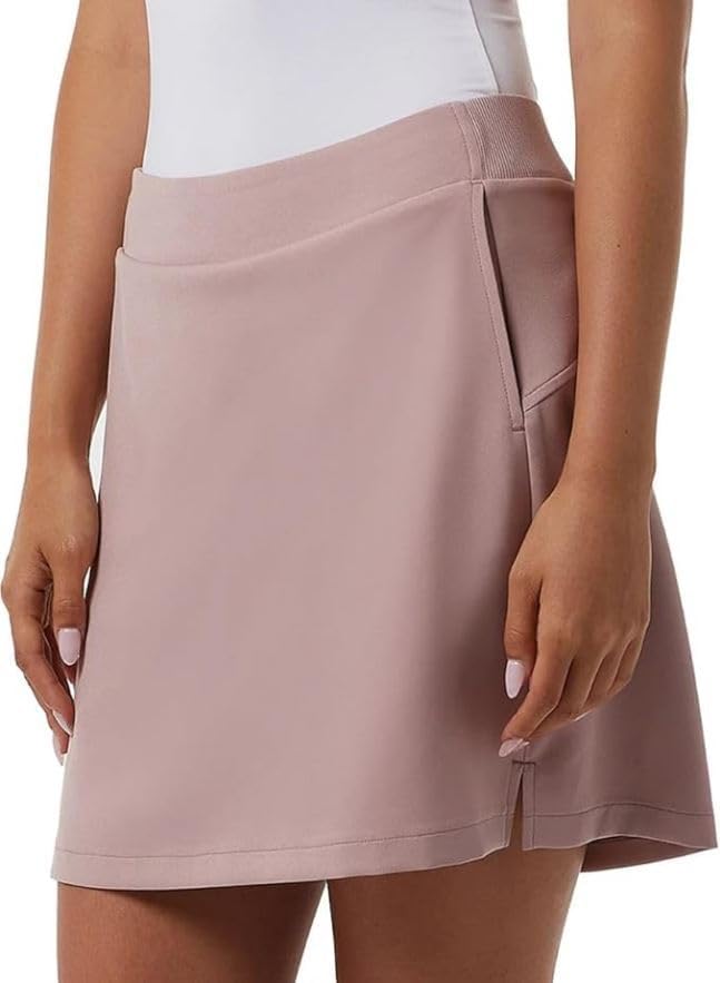 32 Degrees Cool Women's Active Skort with Pockets (US, Alpha, XX-Large, Regular, Regular, Pink (Deauville Mauve))