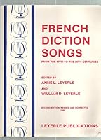 French Diction Songs 0960229698 Book Cover