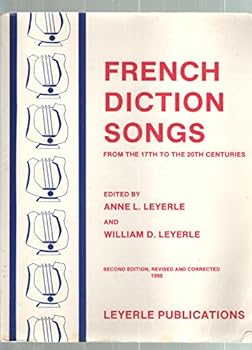 Paperback French Diction Songs Book