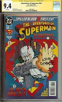 *SIGNED* The Adventures of Superman #507 CGC 9.4 NM Karl Kesel + 1 FREE BONUS UNSIGNED SUPERMAN BOOK