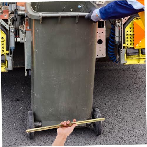 Eje de acero para ruedas de cubos de basura en parques y zonas públicas 7