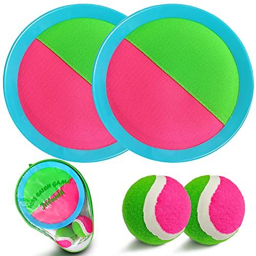 Jalunth Ball Catch Set Game Toss Paddle - Beach Toys Back Yard Ou...