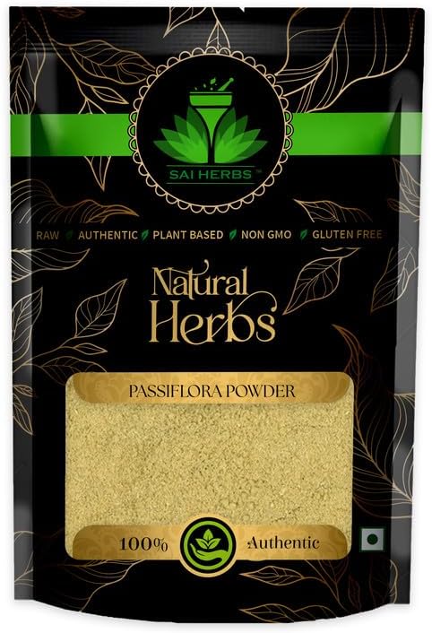 Passiflora Herbal Powder - Passion Flower Herbal Powder - Passiflora Incarnata Powder - Helps in Stress & Strain - For High Blood Pressure - Pure & Natural (250 Grams)