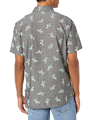 UNIONBAY Camisa masculina de tecido cambraia abotoada, Nebuloso, G