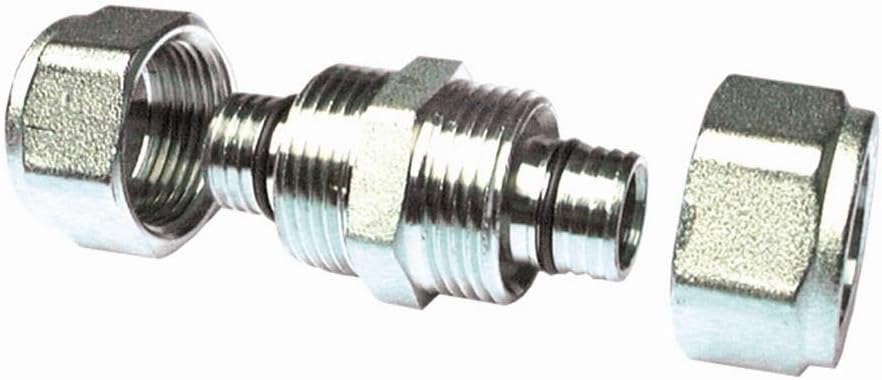 Boutt 3177889 MCE20 Neutral Connector for Multilayer Tube Diameter: 20 Brass