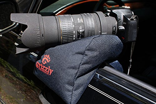 Grizzly Camera Bean Bag (Large-Blue), Photography Bean Bag, Video Bean Bag, Camera Support, Camera Sandbag, Spotting Scope Support, Birders Bean Bag, Tripod, African Safari, Photography Tours #TOP2