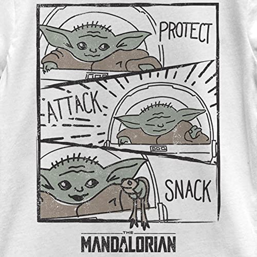 Image of The Mandalorian Girl's Star Wars The Child Comic Strip T-Shirt