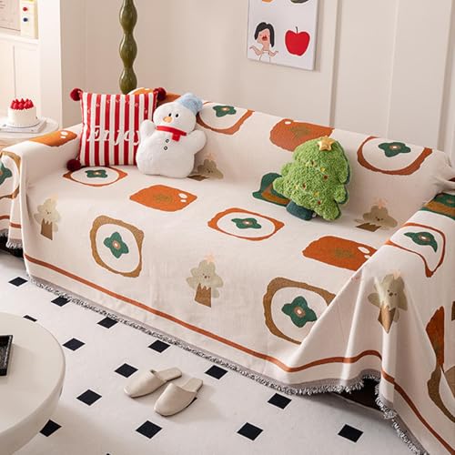 Housse de canapé de Noël pour décoration de fêtes et salon chaleureux