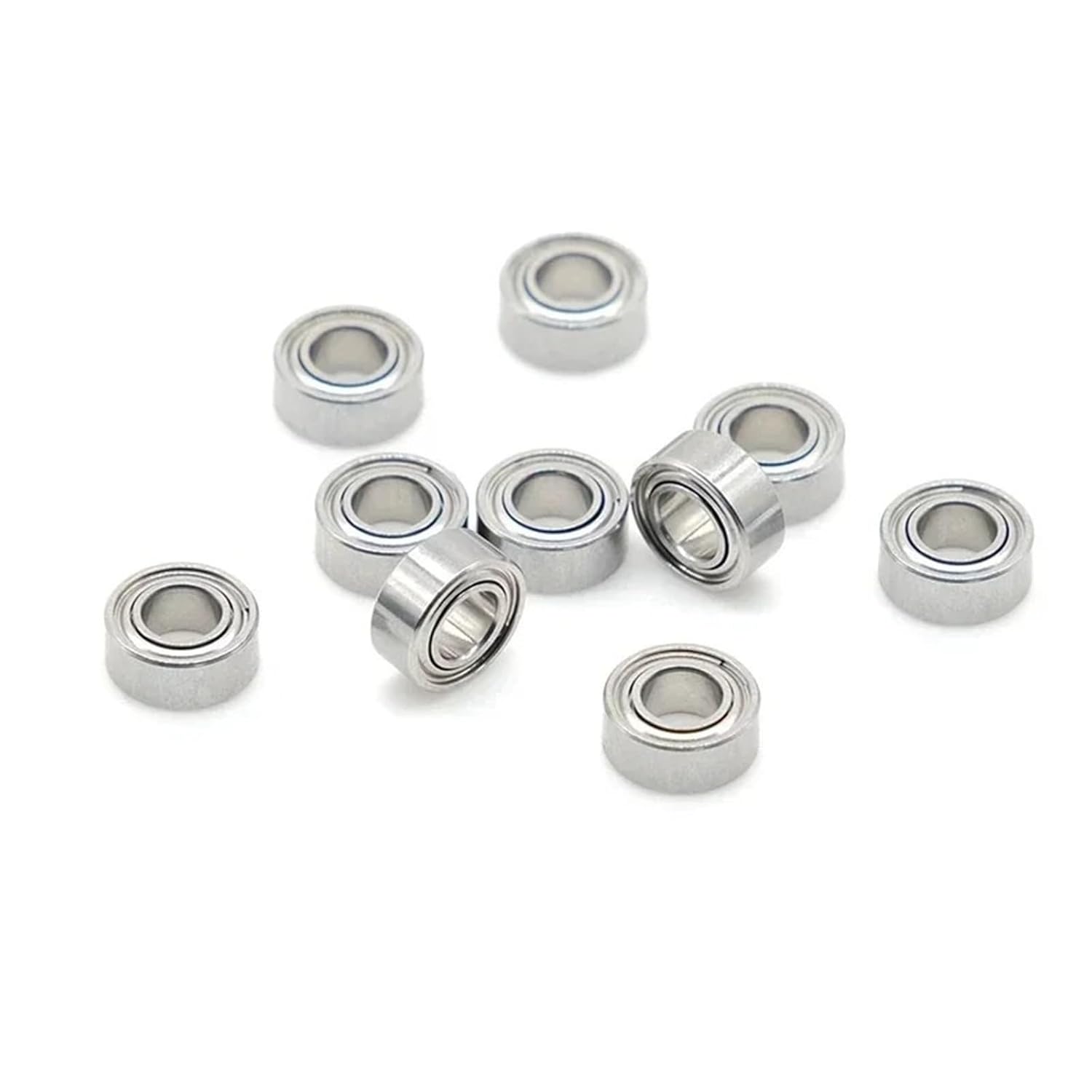 Stainless Steel SMR63ZZ SMR74ZZ SMR85ZZ Fishing Reel Bearing 10Pcs(10P SMR63 3X6X2 Open)