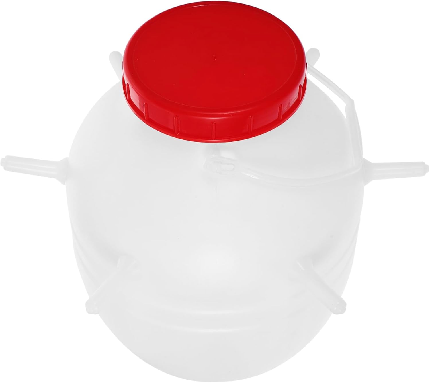GALPADA Lamb Feeding Bucket with Silicone Nipple Calf Dispenser for Young Livestock Reusable Goat Feeder for Farm and Home Use