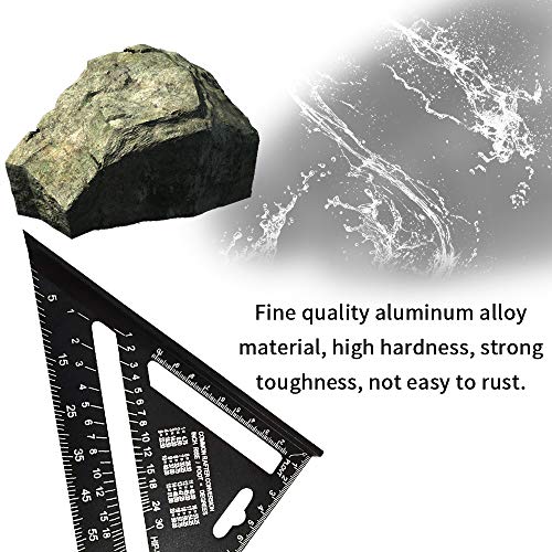 Réguas triangulares de liga de alumínio, réguas triangulares de liga de alumínio 90 graus 45 graus R