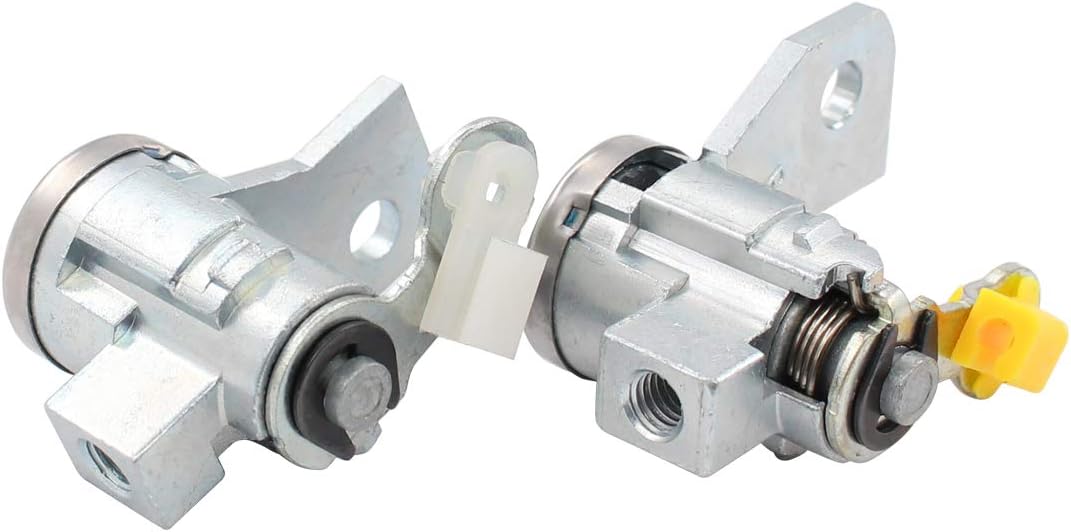 NewYall Front Left Driver & Right Passenger Side Door Lock Cylinder w/Keys for Chevrolet Colorado 2004-2012, GMC Canyon 2004-2012, Hummer H3 2006-2010