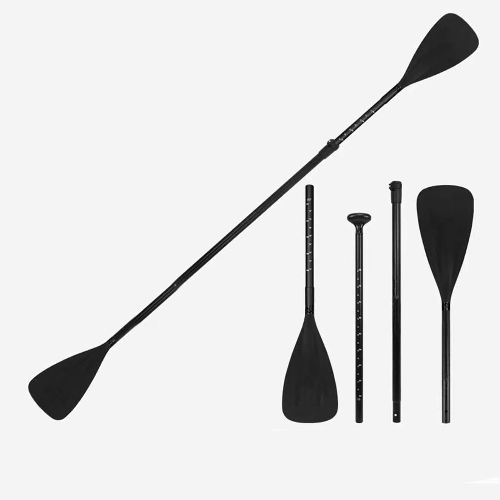 Kayak Paddles Portatile in Lega di Alluminio Rimovibili con Impugnatura Antiscivolo E estremità Doppie Adatte per Canoa Paddle Board Sport All'aperto