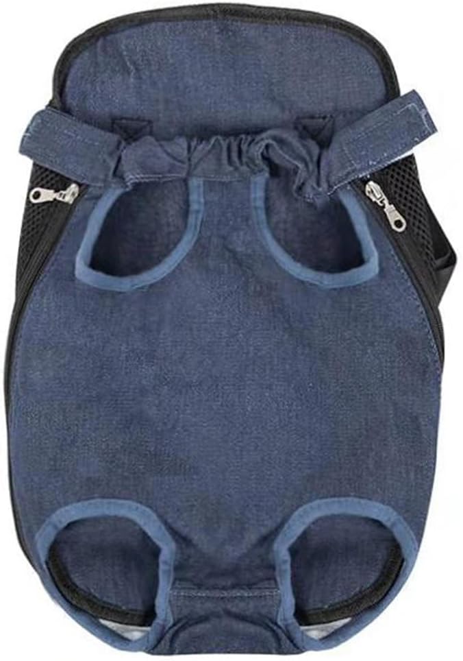 Front Cat Dog Backpack Travel Bag Sling Carrier Portable Outdoor Lightweight and Soft Comfortable Puppy Kitty Rabbit Double-Sided Pouch Shoulder Carry Tote Handbag Cream Large