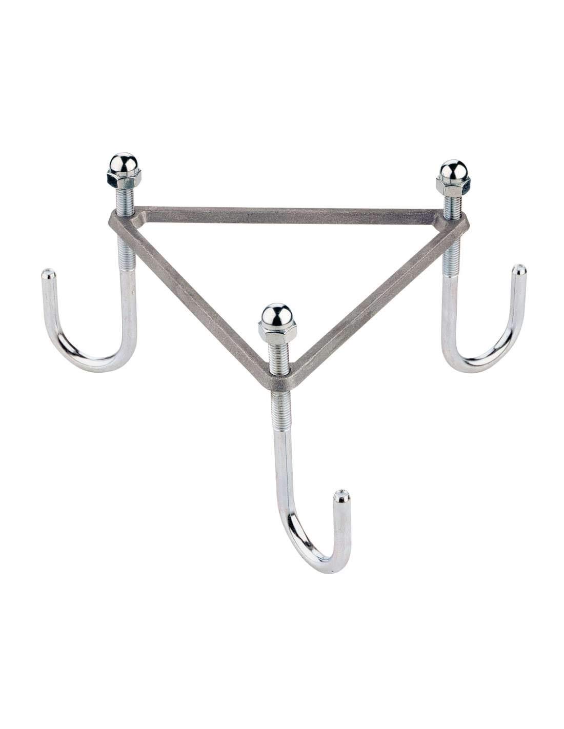 Poteau 721-4 platine ancrage au sol pour barrière jardin