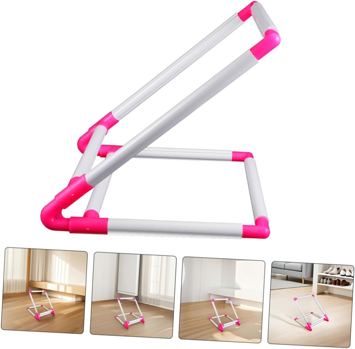 Veemoon Embroidery Frame Stand for Quilting Projects Tabletop Plastic Holder Stable Support Design Dimensions for Cross Stitch and Needlework Craft Comfortable Use for Home and Mobile