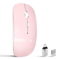 Wireless Mouse for Laptop Bluetooth Mouse for MacBook Pro Air Mac iPad Chromebook Computer -Rechargeale Dual Mode USB