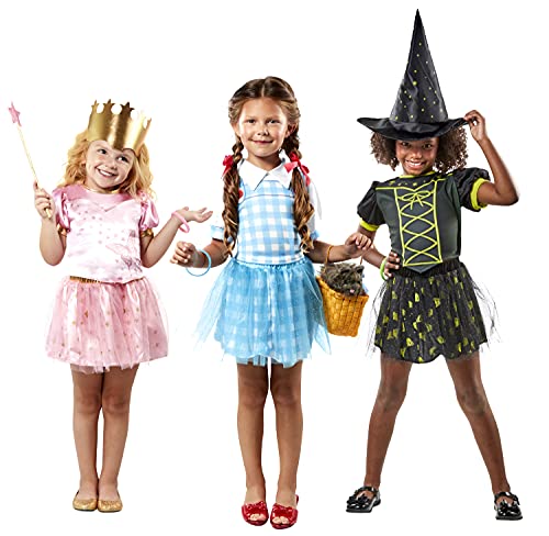 Rubie's Girl's Wizard Of Oz Trunk Set (Dorothy, Glinda The Good Witch, Wicked Witch Of The West), Small #TOP4