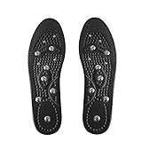 Exteren Magnetic Massage Shoe Insoles Pad Therapy Acupressure Foot Care Cushion (Large)