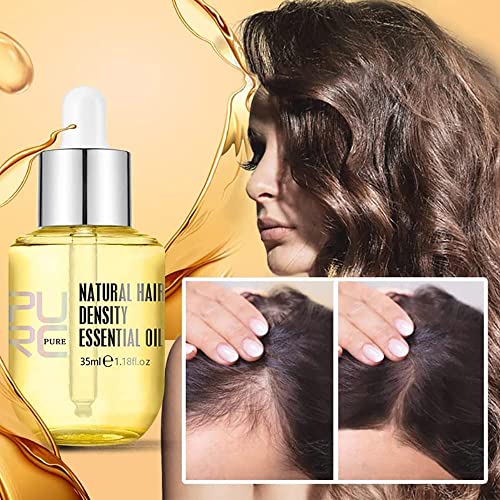Purc Hair Density Essential Oil, Purc Hair Essential Oil, Reduce Dry Hair Care Essential Oil For Women Men-2Pcs #TOP1