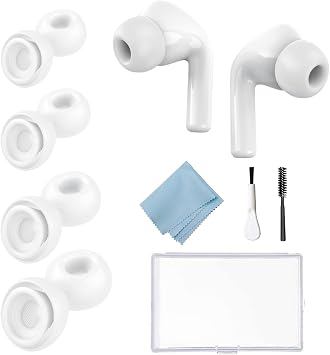 Ear Tips 4 Pairs Replacement for AirPods Pro and Airpods Pro 2nd Generation - Premium Silicone Ear Tips for Superior Comfort