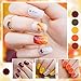 Esmaltes Semipermanentes, Kastiny 6+3 Calabaza Amarillo Hoja de arce Rojo Pintauñas Gel...