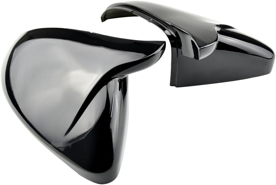 1 Pair of Mirror Caps Left Right Side Mirror Cover Caps Compatible with VW Golf MK7 7.5 GTI 7 Golf 7 R