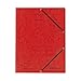 Produktbild herlitz 10843902 Einschlagmappe A4 mit Gummizug, rot, 25 Stück