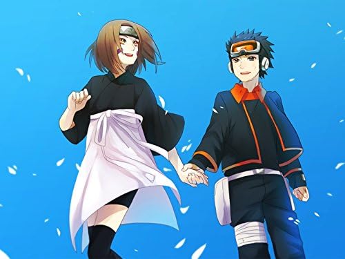 SV2226 Naruto Rin Nohara Obito Uchiha Characters Anime Manga Art 24x18 Print POSTER
