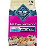Blue Buffalo Life Protection Formula Chicken & Brown Rice Small Breed Senior Dry Dog Food Supports Immunity With Antioxidant-Rich LifeSource Bits, Promotes Healthy Muscles, Skin & Coat Health, 15 lbs.