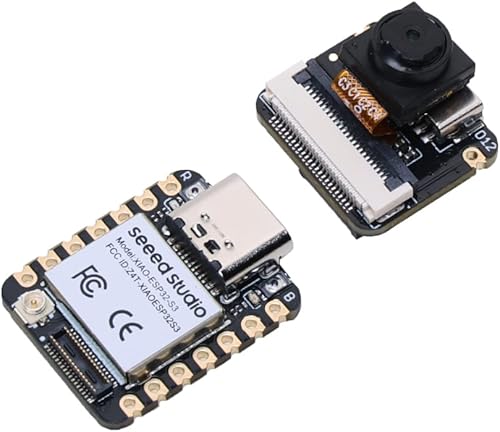Miniatura 8 de Seeed Studio XIAO ESP32 S3 Sense - Wi-Fi de 2.4 GHz, BLE 5.0, sensor de cámara OV2640, micrófono digital, PSRAM de 8 MB, flash de 8 MB, carga de