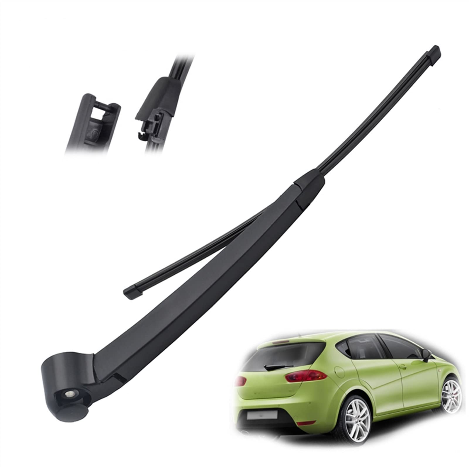 Essuie-glace arrière Seat Leon 2 avec balai 11" et bras pour un essuyage sans traces