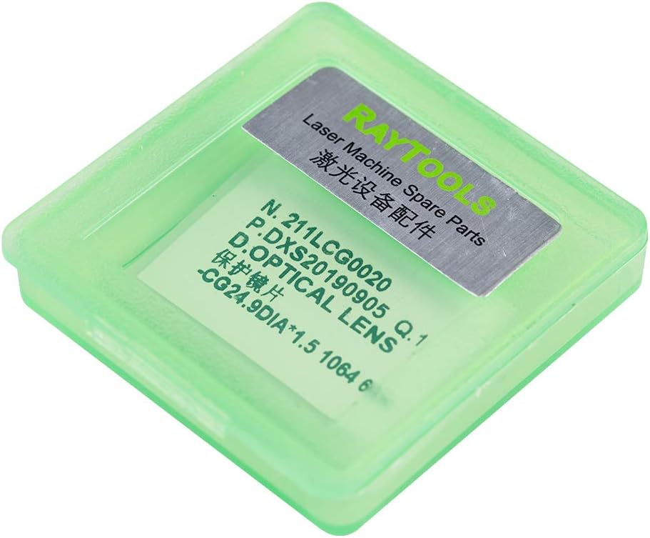 Raytools Laser Optical Protection Windows Original Protective Lens for Fiber Laser Head Fused Silica D24.9 T1.5