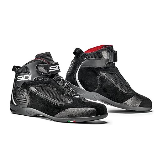 Sidi Gas Botas para Motocicleta, Negro, 44