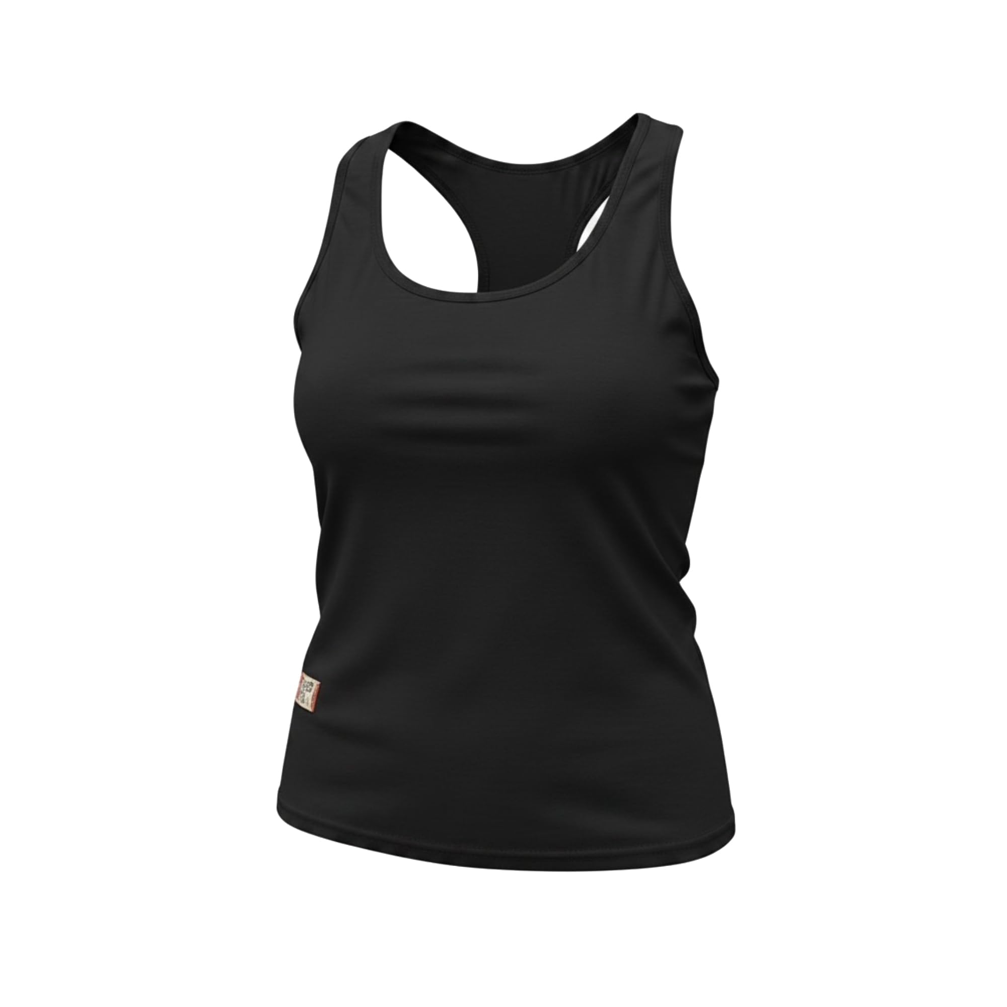 Women's T Back Tank Top | Soft Stretch Hosiery Cotton Fabric Tank | Lightweight Comfortable Innerwear | Stylish Design - Black Size 36-picture-10