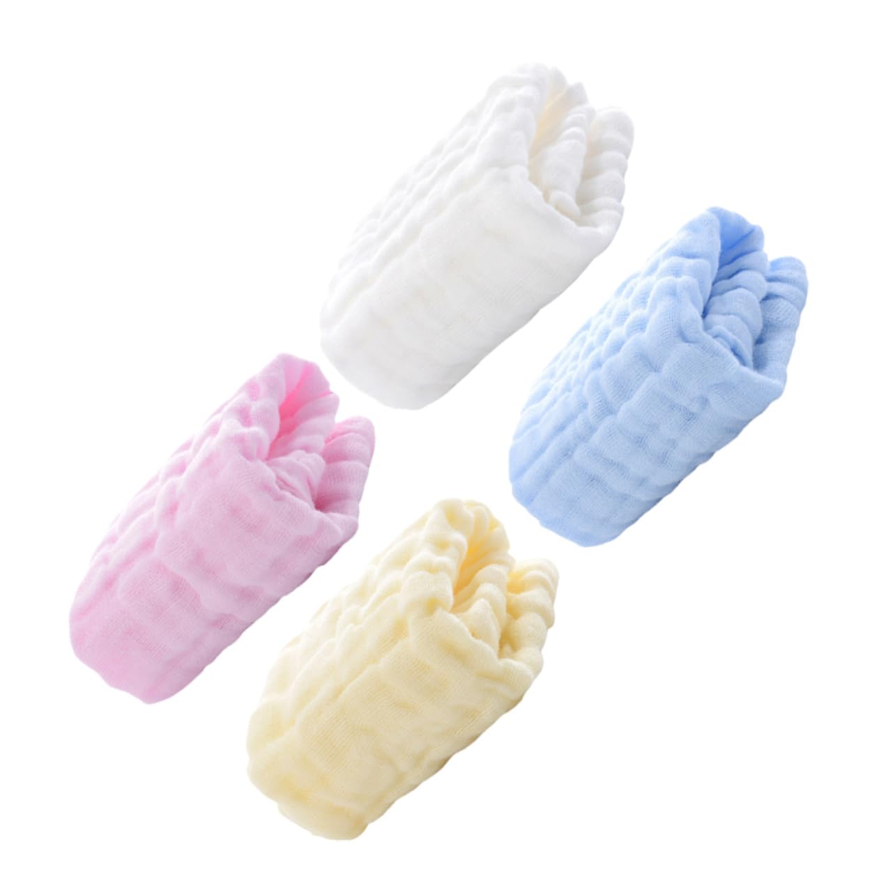TOYANDONA 20 Stk Quadratisches Handtuch Aus Reiner Baumwolle Geschmeidige Speicheltücher Beruhigendes Handtuch Spucktücher Für Babys -badetücher Neugeborenes Gesichtstuch Spucktuch