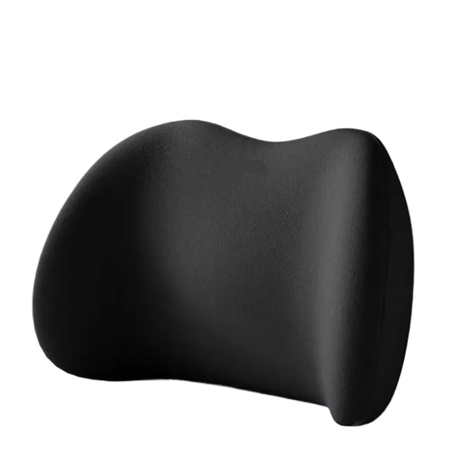 Auto Headrest Appui-tête Voiture en Mousse À Mémoire Forme, Support Lombaire Cervical Universel, Appui-tête Automatique, Oreiller Dossier Voiture Appuie-tête(Black Lumbar)