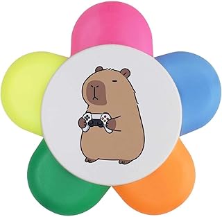 Azeeda 'Gaming Capybara' Flower Shape Highlig...