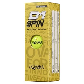 ●新品未開封【正規品】本間ゴルフ D1　SPINイエロー3ダース HONMA D1 送料無料 まとめ買いがお得！3ダースセット ホンマ