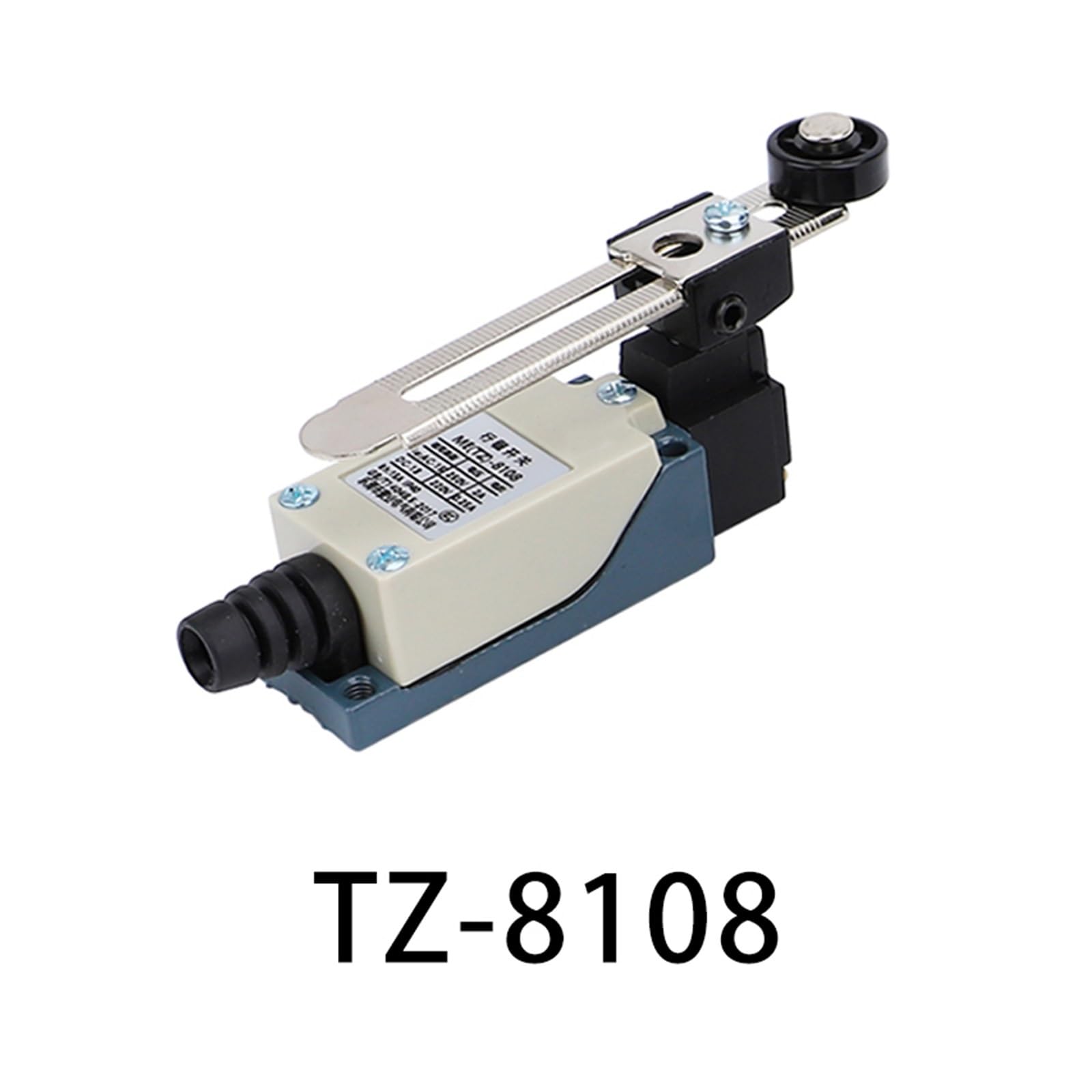 Obrotowy wyłącznik krańcowy TZ-8108, 5 A, 250 V AC, chwilowy reset, regulowana rolka, wodoodporny, TZ-8104(TZ-8108)