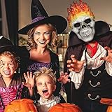 Makoike Ghost Skull Mask Scary Skeleton Knight Demon Ghostface Masks Carnival Halloween Costume Cosplay Props - Image 6