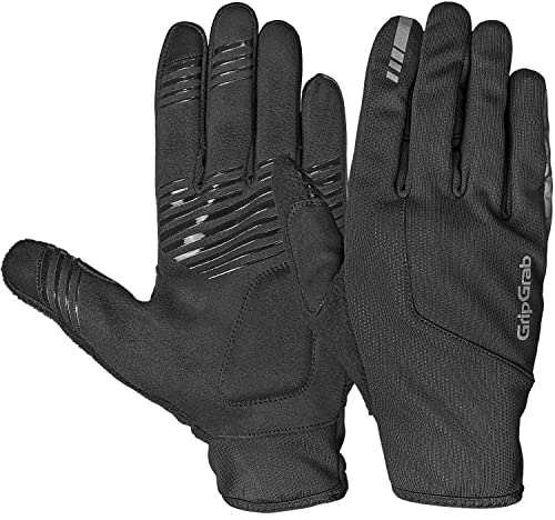 Gants de vélo rembourrés d'hiver GripGrab Hurricane 2 coupe-vent mixtes