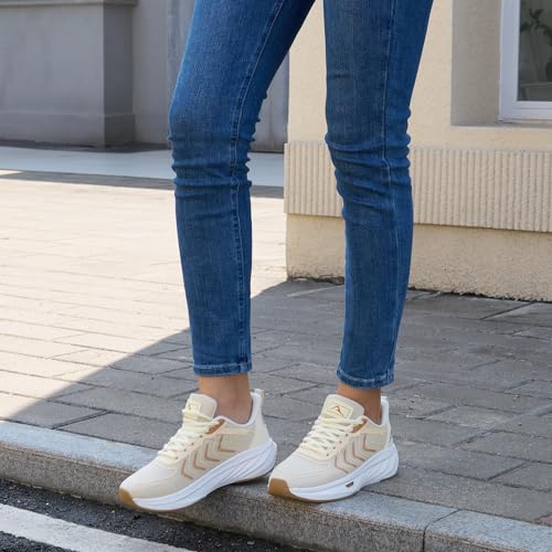 HARENCE Womens Sneakers Tennis Shoes: Comfortable Breathable Non Slip Athletic Walking Running Shoes for Gym Workout Cross Training2