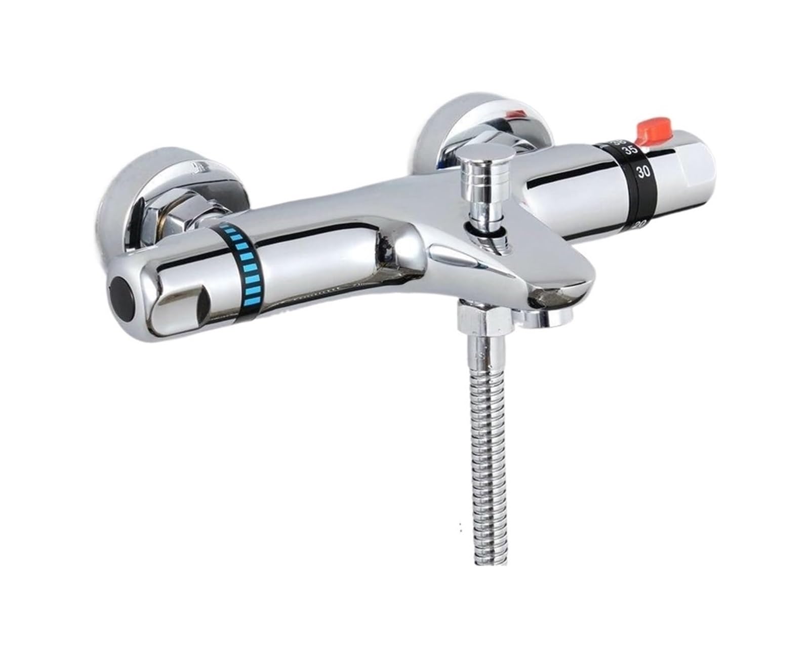 Eamrfvqt Left Cold Metal Thermostatic Shower Mixer