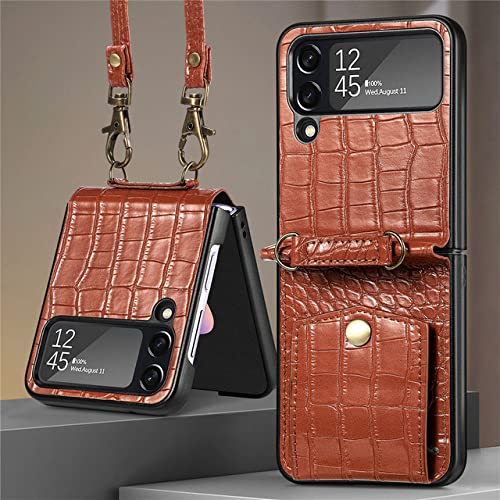 Housse Galaxy Z Flip 4 5G avec lanière pour porter en bandoulière lors de vos sorties citadines