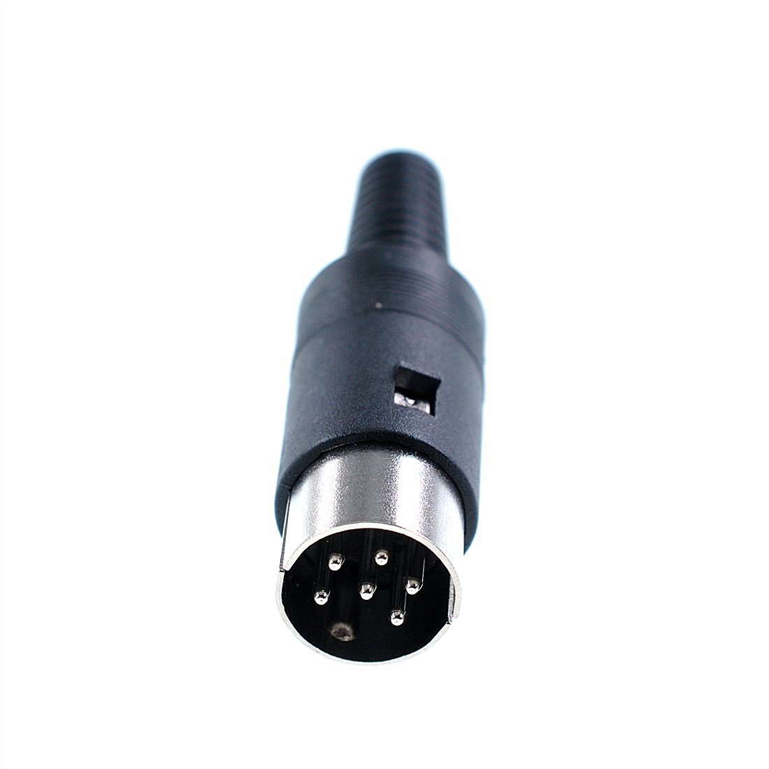 10 Connettori DIN Maschio 6 Pin Con Manico In Plastica – Spina Per Cavo Audio E Elettronica