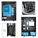 darkFlash Phantom Black ATX Mid-Tower Desktop Computer Gaming Case USB 3.0 Ports Tempered Glass Windows with 6pcs 120mm LED DR12 RGB Fans Pre-Installed…